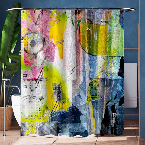 Graffiti Graphic Shower Curtain 60  x 72  (Medium) from ArtsNow.com 60 x72  Curtain