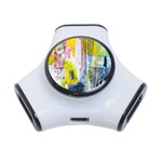 Graffiti Graphic 3-Port USB Hub