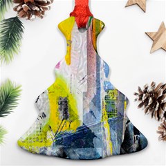 Graffiti Graphic Christmas Tree Ornament (Two Sides) from ArtsNow.com Front