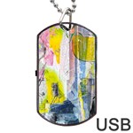 Graffiti Graphic Dog Tag USB Flash (One Side)