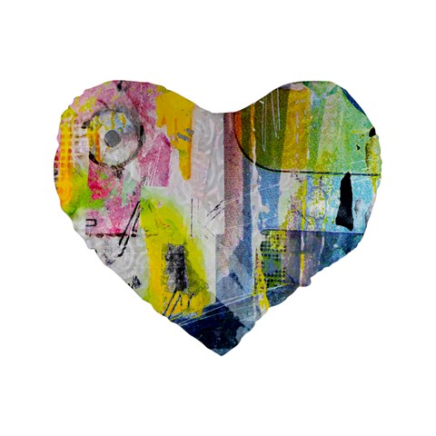 Graffiti Graphic Standard 16  Premium Heart Shape Cushion  from ArtsNow.com Front