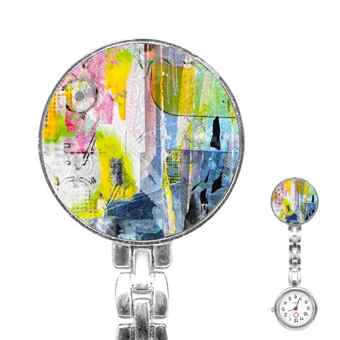 Graffiti Graphic Stainless Steel Nurses Watch from ArtsNow.com Front