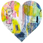 Graffiti Graphic Wooden Puzzle Heart