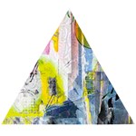 Graffiti Graphic Wooden Puzzle Triangle