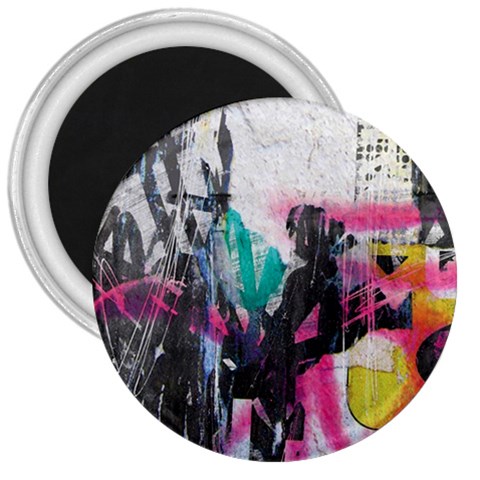 Graffiti Grunge 3  Magnet from ArtsNow.com Front