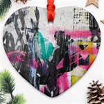 Graffiti Grunge Ornament (Heart)