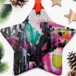 Graffiti Grunge Ornament (Star)