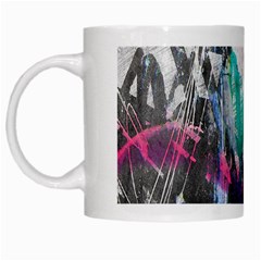 Graffiti Grunge White Mug from ArtsNow.com Left