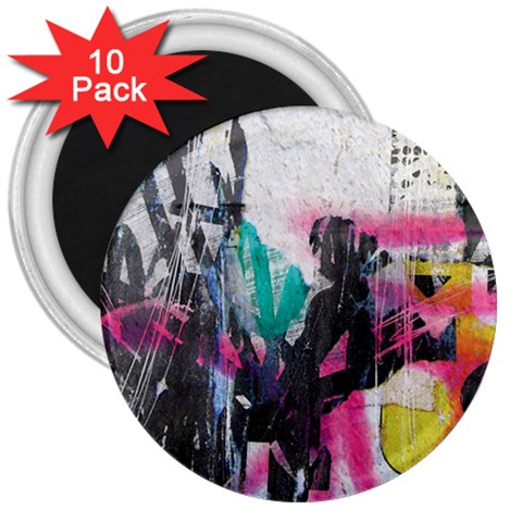 Graffiti Grunge 3  Magnet (10 pack) from ArtsNow.com Front