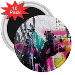 Graffiti Grunge 3  Magnet (10 pack)