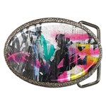 Graffiti Grunge Belt Buckle