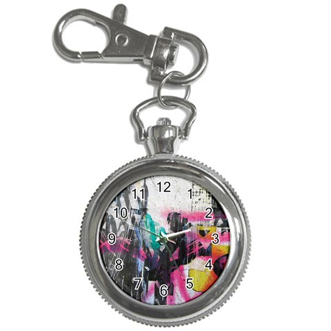 Graffiti Grunge Key Chain Watch from ArtsNow.com Front