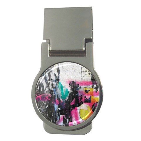 Graffiti Grunge Money Clip (Round) from ArtsNow.com Front