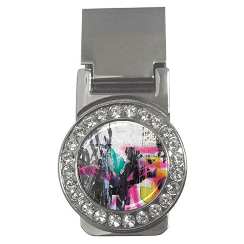 Graffiti Grunge Money Clip (CZ) from ArtsNow.com Front