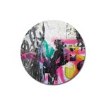 Graffiti Grunge Magnet 3  (Round)