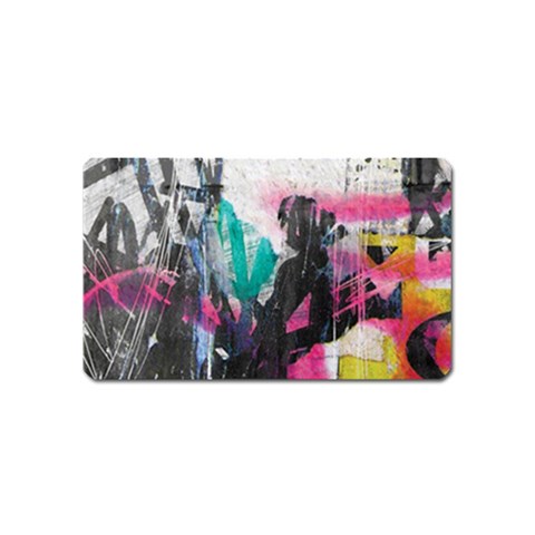 Graffiti Grunge Magnet (Name Card) from ArtsNow.com Front