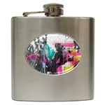 Graffiti Grunge Hip Flask (6 oz)