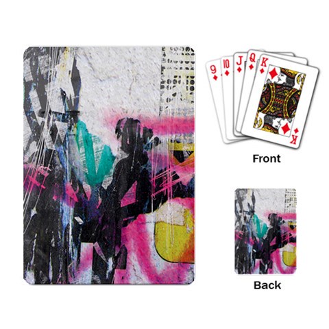 Graffiti Grunge Playing Cards Single Design (Rectangle) from ArtsNow.com Back
