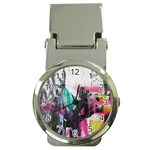 Graffiti Grunge Money Clip Watch