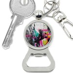 Graffiti Grunge Bottle Opener Key Chain