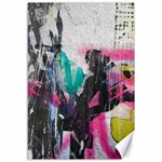 Graffiti Grunge Canvas 12  x 18 