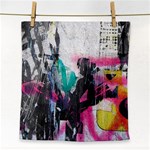 Graffiti Grunge Face Towel