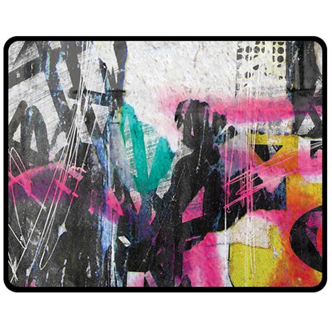 Graffiti Grunge Fleece Blanket (Medium) from ArtsNow.com 60 x50  Blanket Front