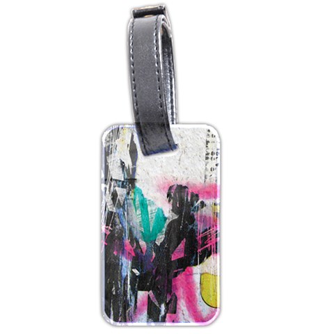 Graffiti Grunge Luggage Tag (two sides) from ArtsNow.com Front