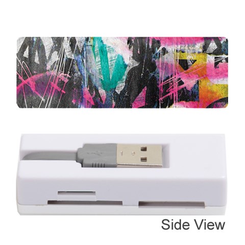 Graffiti Grunge Memory Card Reader (Stick) from ArtsNow.com Front