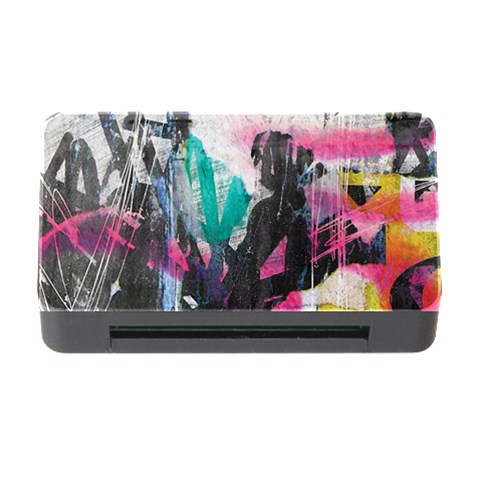 Graffiti Grunge Memory Card Reader with CF from ArtsNow.com Front