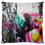 Graffiti Grunge Large Cushion Case (One Side)