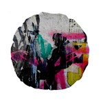 Graffiti Grunge Standard 15  Premium Round Cushion 