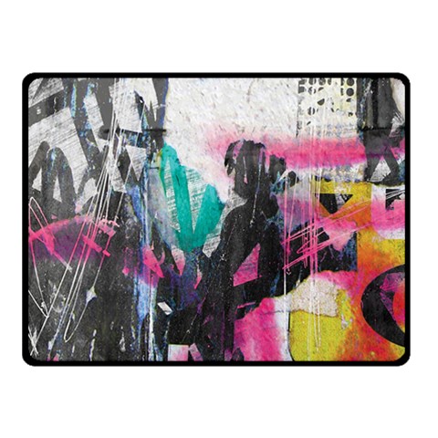 Graffiti Grunge Double Sided Fleece Blanket (Small) from ArtsNow.com 45 x34  Blanket Front