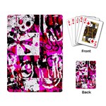 Pink Checker Graffiti Playing Cards Single Design (Rectangle)