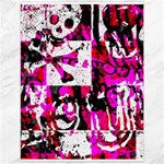 Pink Checker Graffiti Canvas 12  x 16 