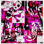 Pink Checker Graffiti Canvas 20  x 20 