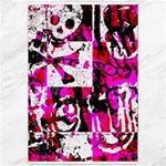 Pink Checker Graffiti Canvas 20  x 30 