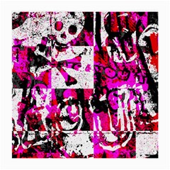 Pink Checker Graffiti Medium Glasses Cloth (2 Sides) from ArtsNow.com Back