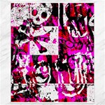 Pink Checker Graffiti Canvas 11  x 14 