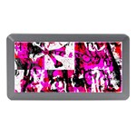 Pink Checker Graffiti Memory Card Reader (Mini)