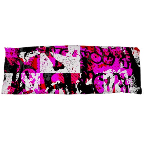 Pink Checker Graffiti Body Pillow Case (Dakimakura) from ArtsNow.com Body Pillow Case