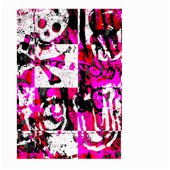 Pink Checker Graffiti Large Garden Flag (Two Sides) from ArtsNow.com Front