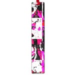 Pink Checker Graffiti Large Book Mark