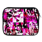 Pink Checker Graffiti Apple iPad Zipper Case