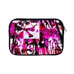 Pink Checker Graffiti Apple iPad Mini Zipper Case