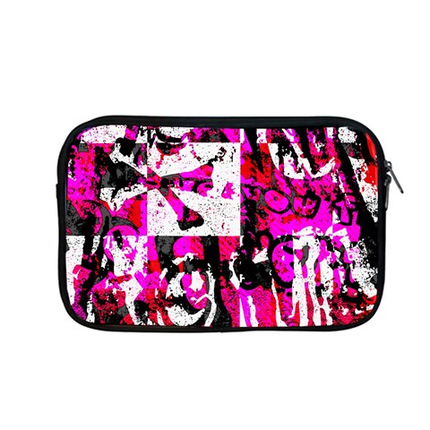 Pink Checker Graffiti Apple MacBook Pro 13  Zipper Case from ArtsNow.com Front