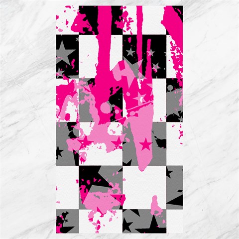 Pink Star Splatter Canvas 40  x 72  from ArtsNow.com 39.28 x69.23  Canvas - 1