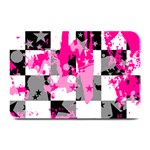 Pink Star Splatter Plate Mat