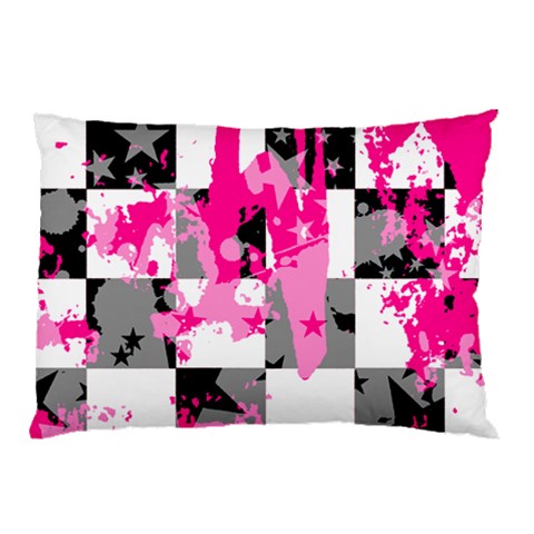 Pink Star Splatter Pillow Case from ArtsNow.com 26.62 x18.9  Pillow Case