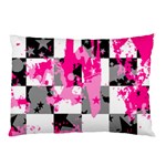 Pink Star Splatter Pillow Case